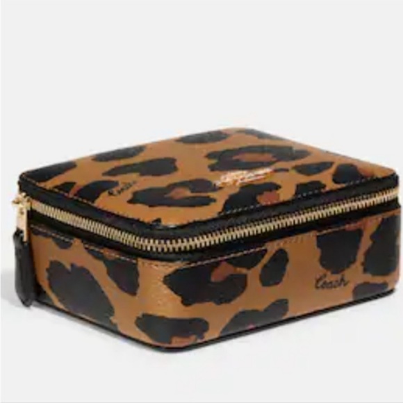 COACH Jewelry Box in Leopard Print, NWT - Picture 3 of 6